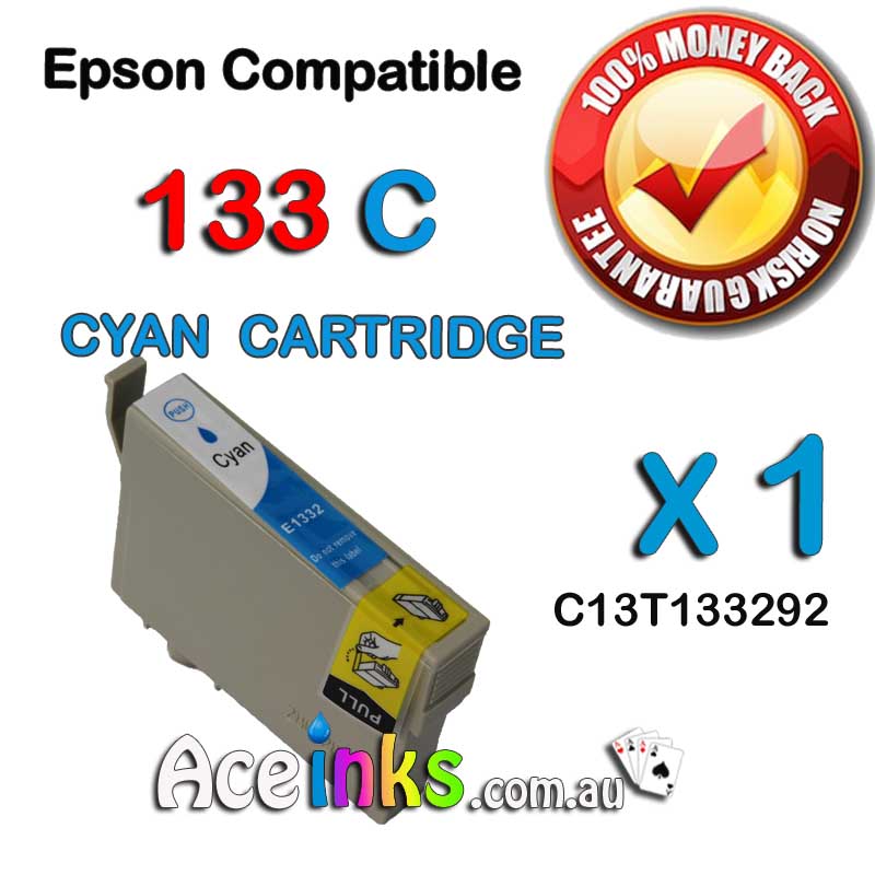 Compatible EPSON 133 C CYAN